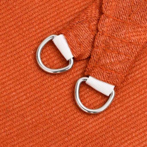 Sunshade Sail 160 g/m² Triangular Orange 3,6x3,6x3,6 m HDPE - Untranslated