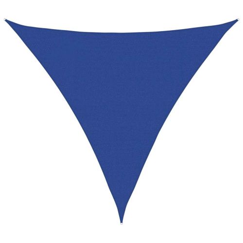 Sunshade Sail 160 g/m² Triangular Blue 5x5x5 m HDPE - Untranslated