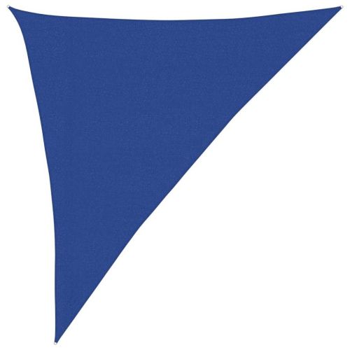 Sunshade Sail 160 g/m² Triangular Blue 3x4x5 m HDPE - Untranslated