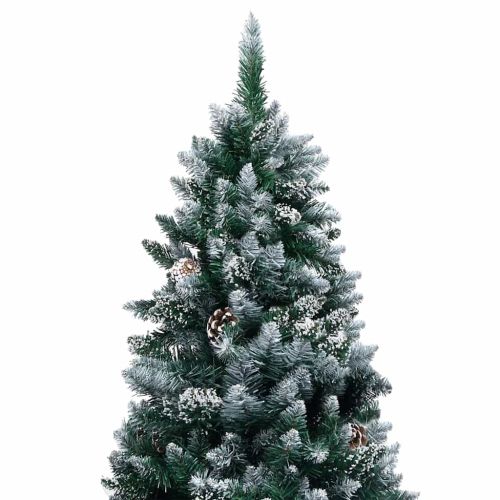 С изкуствено коледно дърво с 150 LED светодиода Зелен 150 cm