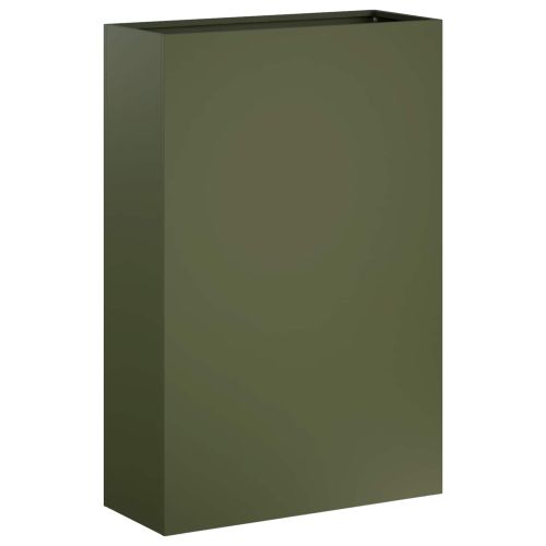Градинска саксия Маслиненозелено 50 x 20 x 75 см