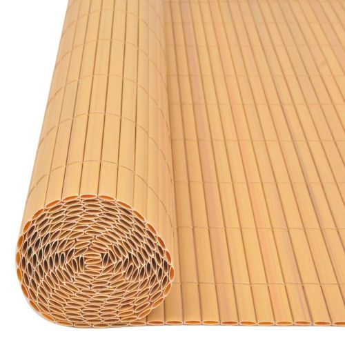 Градска ограда Жълто 150 x 500 cm ПВЦ