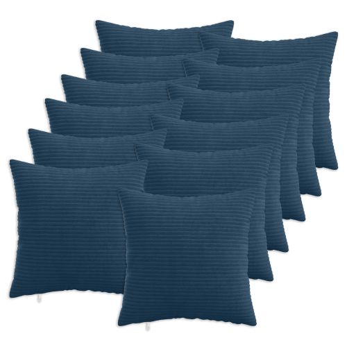 Калъфка за възглавница 12 pcs HEERLEN Морски син 40 x 40 cm