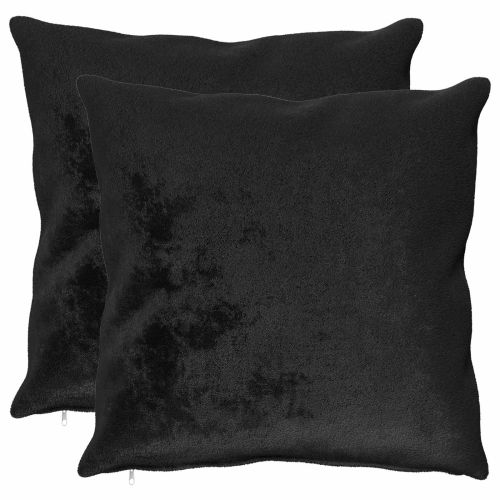 Калъфка за възглавница 2 pcs HEERLEN Черно 70 x 70 cm Фланела
