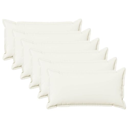 Калъфка за възглавница 6 pcs HOUTEN Бяло 40 x 80 cm