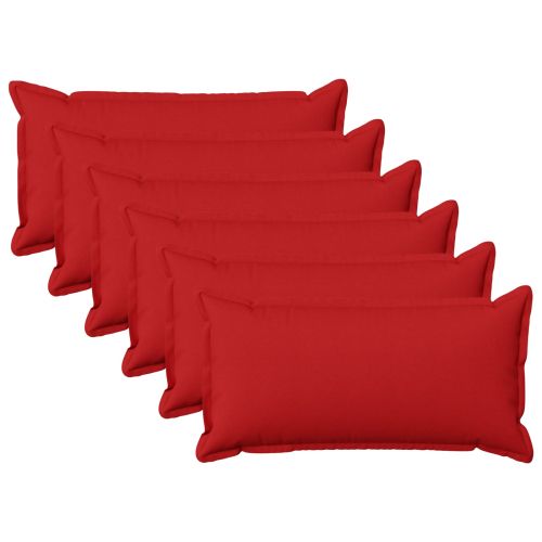 Калъфка за възглавница 6 pcs HOUTEN Червено 40 x 80 cm
