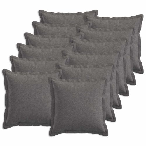 Калъфка за възглавница 12 pcs HOUTEN Светлосиво 45 x 45 cm