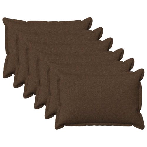 Калъфка за възглавница 6 pcs HOUTEN Кафяво 50 x 75 cm