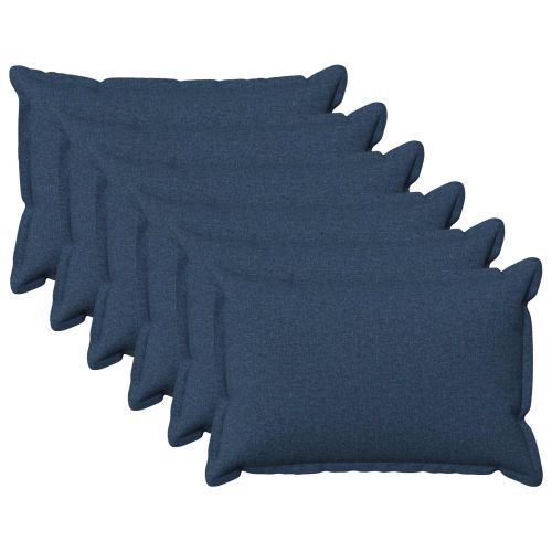 Калъфка за възглавница 6 pcs HOUTEN Синьо 50 x 80 cm