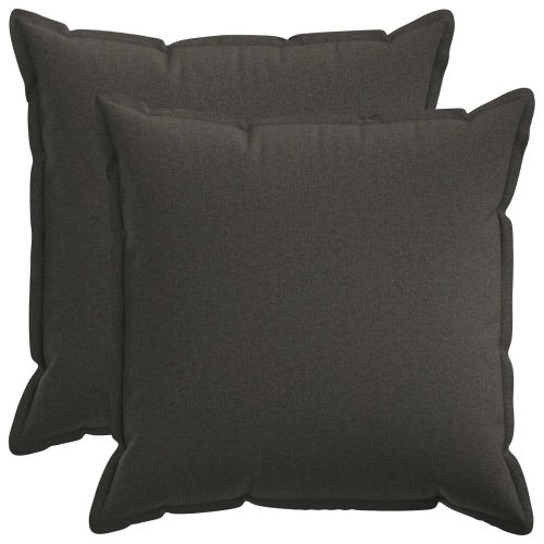 Калъфка за възглавница 2 pcs HOUTEN Тъмносиво 80 x 80 cm