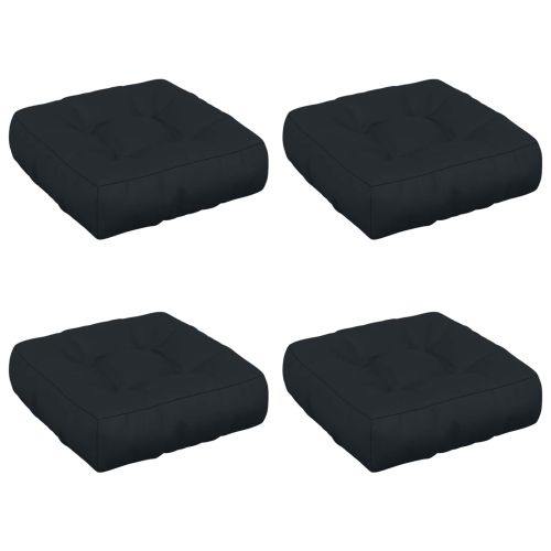 Кушони за сядане, 4 броя VIANEN 4 pcs 100% полиестер Тъмен син