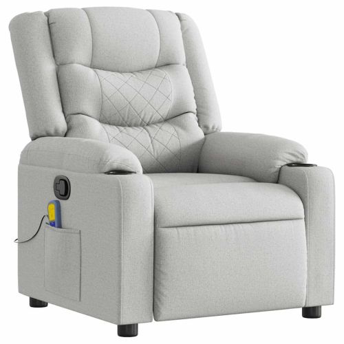 Масажен стол за лежанка Cloud Grey Fabric