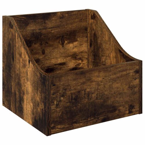 Кутия за LP записи Опушен дъб 37 x 33 x 32 см