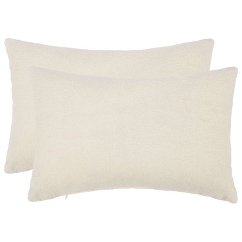 Калъфка за възглавница 2 pcs HEERLEN Кремаво 30 x 50 cm Букле