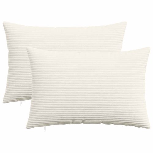 Калъфка за възглавница 2 pcs HEERLEN Кремаво 50 x 80 cm