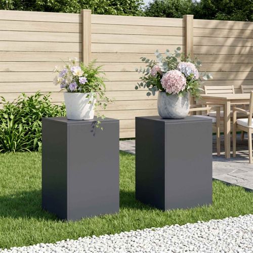 Стойка за растения 2 pcs Антрацит 40 x 40 x 60 cm