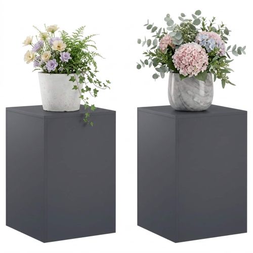 Стойка за растения 2 pcs Антрацит 40 x 40 x 60 cm