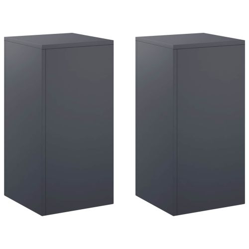 Стойка за растения 2 pcs Антрацит 30 x 30 x 60 cm