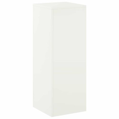 Стойка за растения Бяло 30 x 30 x 80 cm Стомана