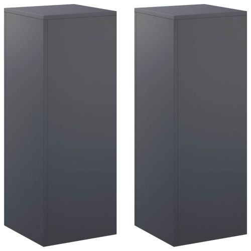 Стойка за растения 2 pcs Антрацит 30 x 30 x 80 cm