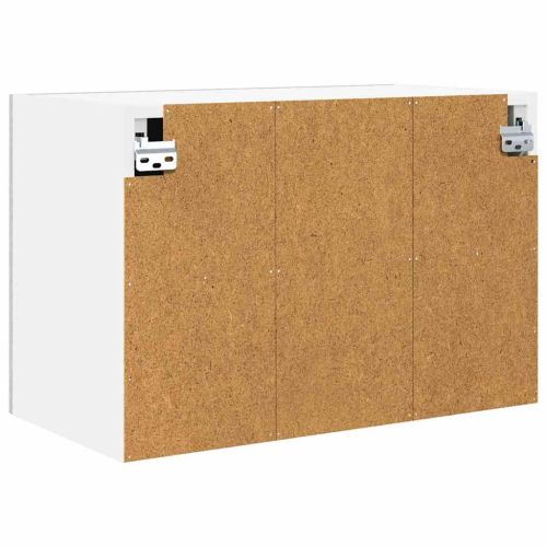 Висящ шкаф Бетон сив и бяло 60 x 31 x 40 см Инженерна дървесина