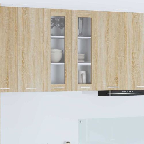 Висящ шкаф Сонома дъб 60 x 31 x 80 см Инженерна дървесина