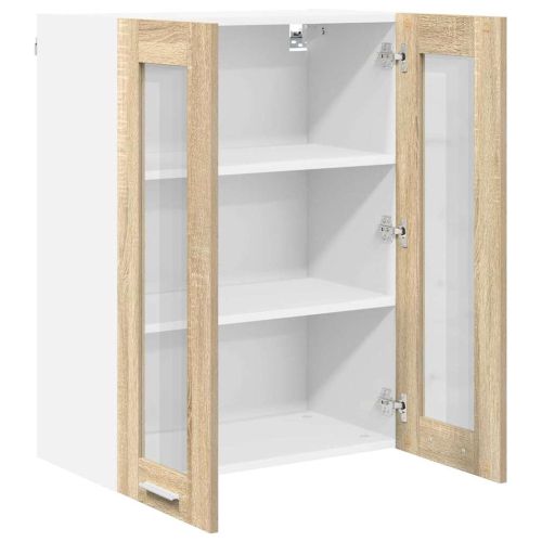 Висящ шкаф Сонома дъб 60 x 31 x 80 см Инженерна дървесина