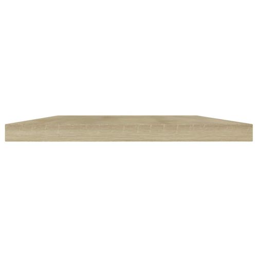 Рафтове, 4 бр, дъб сонома, 40x20x1,5 см, инженерно дърво