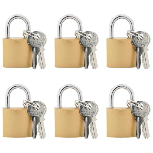 U Lock с ключове 6 бр. Месинг Желязо