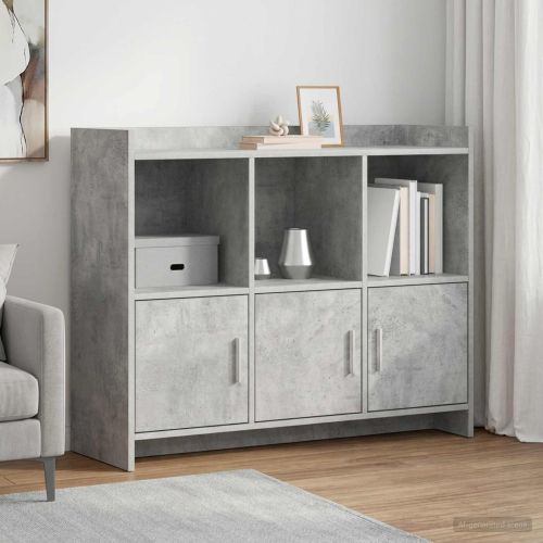 Служебен шкаф Бетонно сиво 98,5 x 33 x 80 см
