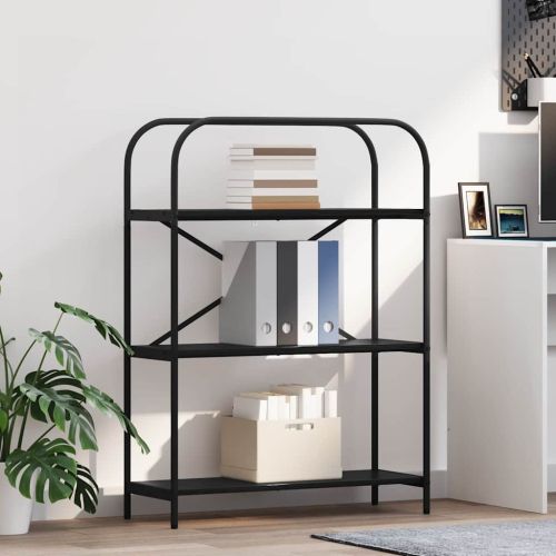 Рафт за книги 3 нива 80 x 30 x 109 см Инженерна дървесина
