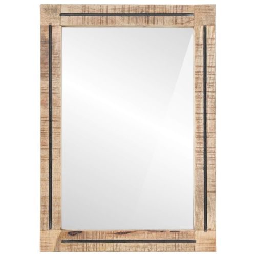 Огледало Кафяв и черен 70 x 50 x 3 см Стъкло