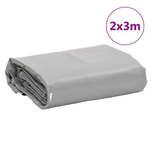 Брезент сив 2x3 м 650 г/м²