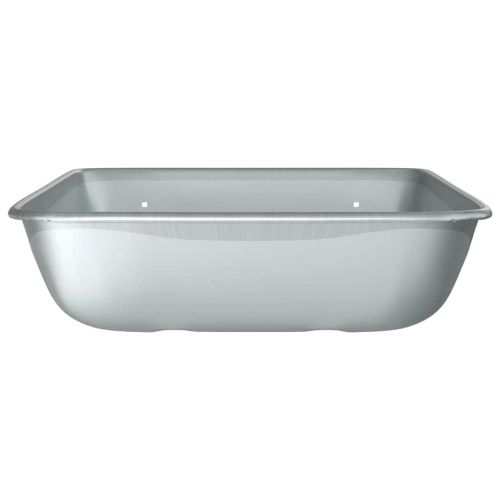 Подмяна на чиния за количка Сребристо 80 x 60 x 25 см