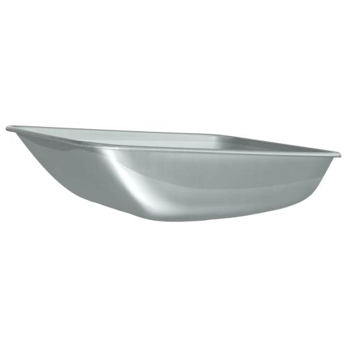 Подмяна на чиния за количка Сребристо 80 x 60 x 25 см