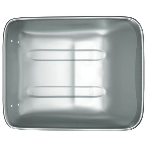 Подмяна на чиния за количка Сребристо 80 x 60 x 25 см