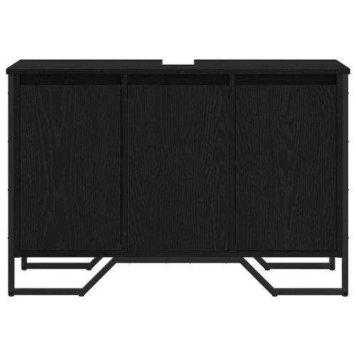 Шкаф за мивка в баня Черния дъб 91 x 35 x 60 см