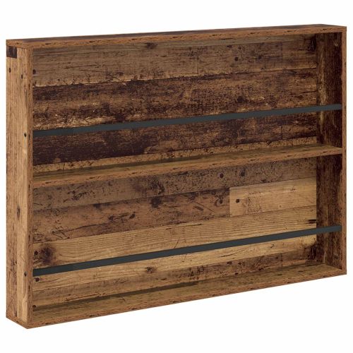 Етажерка за списания с рафт Старо дърво 100 x 12 x 70 см
