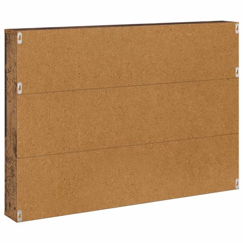 Етажерка за списания с рафт Старо дърво 100 x 12 x 70 см