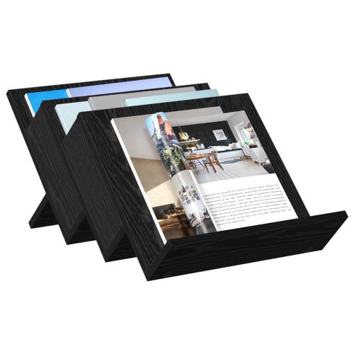 Етажерка за списания с рафт Черния дъб 53 x 40 x 28,5 см