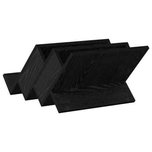 Етажерка за списания с рафт Черния дъб 53 x 40 x 28,5 см