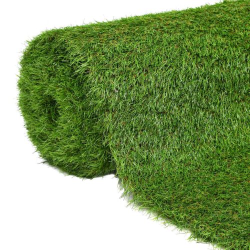 Изкуствена трева, 1x15 м/40 мм, зелена