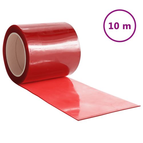Завеса за врата червена 200x1,6 мм 10 м PVC