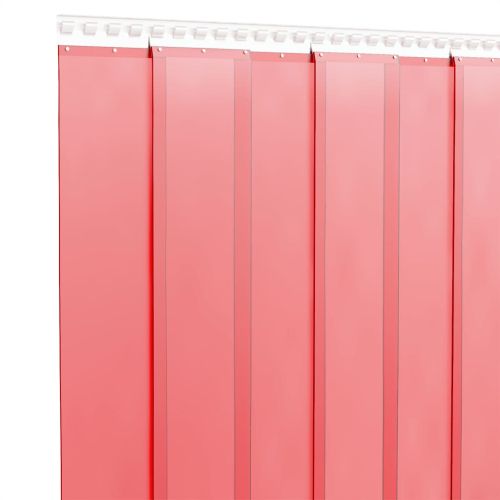 Завеса за врата червена 200x1,6 мм 10 м PVC