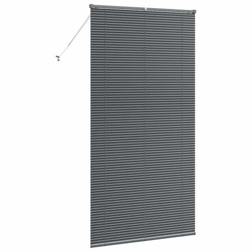 Венецианска щора Тъмносиво 220 x 120 см 25 мм Алуминий
