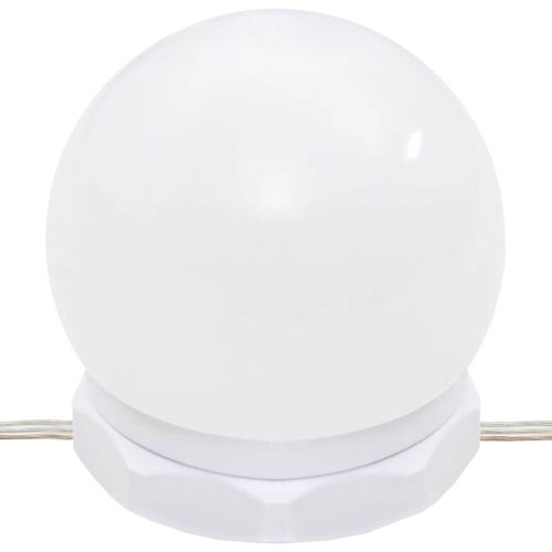 Тоалетка с LED сив сонома 90x50x132,5 см инженерно дърво