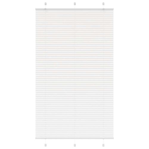 Плисирана щора Бяла 120x200 cm Ширина на плата 119,4 cm