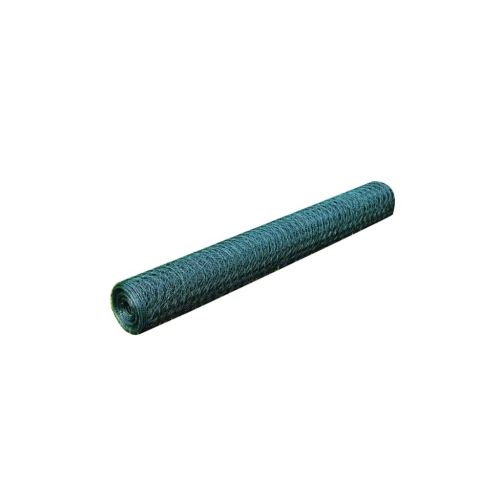 Кокошкарска мрежа с PVC покритие 25х1 м зелена