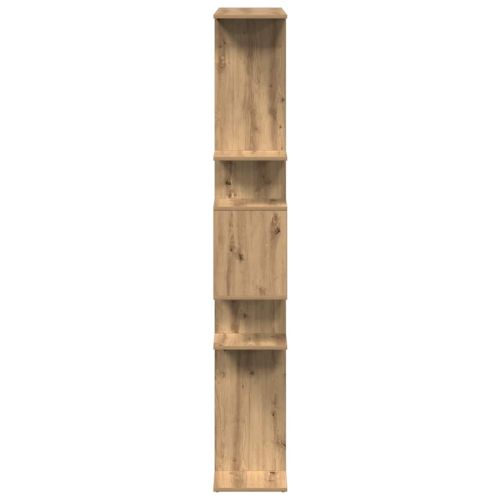 Библиотека, дъб артизан, 92x29x188 см, инженерно дърво