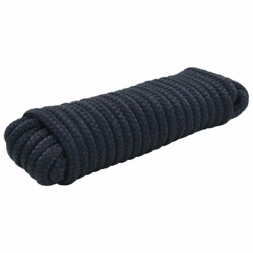 Въже за лодка 10 mm 9 m Кралско синьо Полиестер